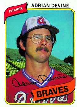 #528 Adrian Devine - Atlanta Braves - 1980 Topps Baseball