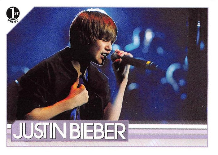 #52 Some of the other artists to share the Gwinnet - 2010 Panini Justin Bieber