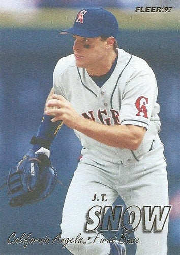 #52 J.T. Snow - California Angels - 1997 Fleer Baseball