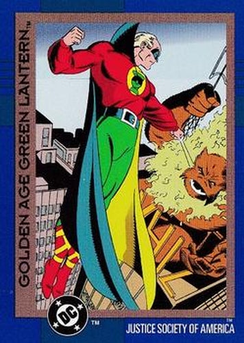#52 Golden Age Green Lantern - 1993 SkyBox DC Cosmic Teams