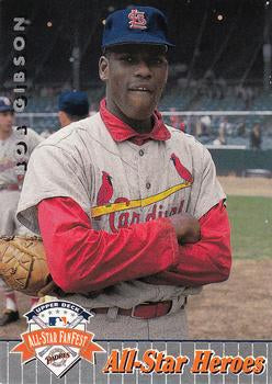 #52 Bob Gibson - St. Louis Cardinals - 1992 Upper Deck All-Star FanFest Baseball