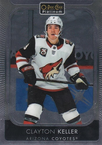 #52 Clayton Keller - Arizona Coyotes - 2021-22 O-Pee-Chee Platinum Hockey
