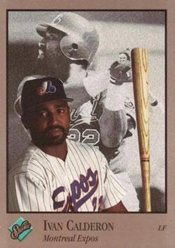 #52 Ivan Calderon - Montreal Expos - 1992 Studio Baseball