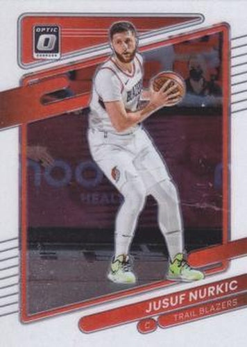 #52 Jusuf Nurkic - Portland Trail Blazers - 2021-22 Donruss Optic Basketball