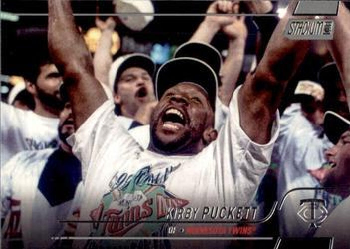 #52 Kirby Puckett - Minnesota Twins - 2022 Stadium Club Baseball