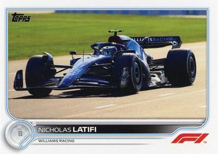 #52 Nicholas Latifi - Williams Racing - 2022 Topps Formula 1 Racing