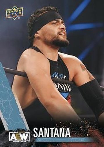 #52 Santana - 2021 Upper Deck AEW Wrestling