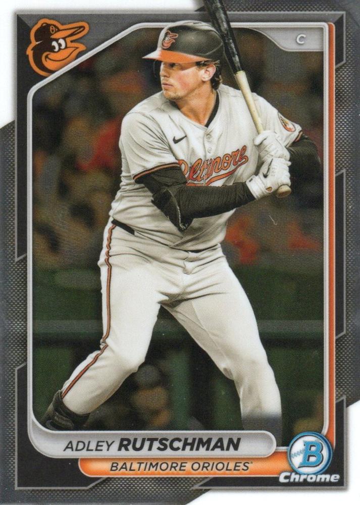 #52 Adley Rutschman - Baltimore Orioles - 2024 Bowman Chrome Baseball