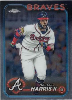 #52 Michael Harris II - Atlanta Braves - 2024 Topps Chrome Baseball