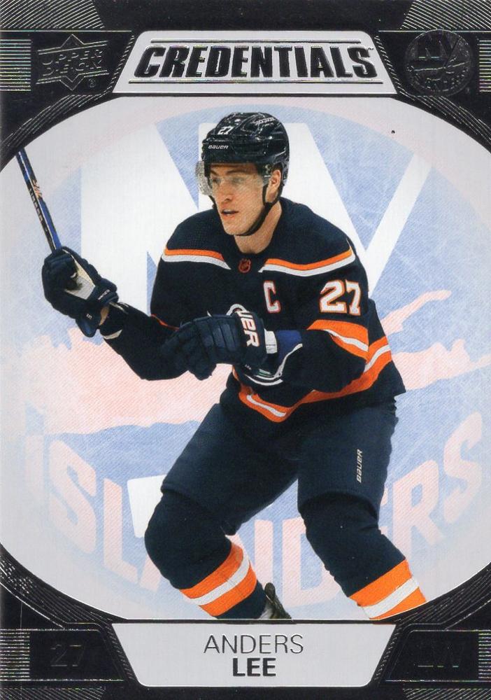 #52 Anders Lee - New York Islanders - 2022-23 Upper Deck Credentials Hockey