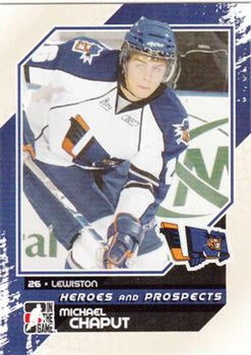 #52 Michael Chaput - Lewiston Maineiacs - 2010-11 In The Game Heroes and Prospects Hockey
