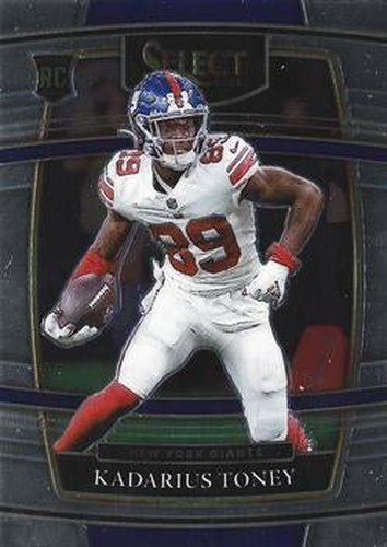 #52 Kadarius Toney - New York Giants - 2021 Panini Select Football