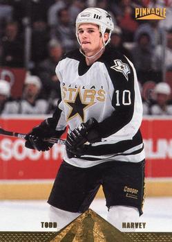 #52 Todd Harvey - Dallas Stars - 1996-97 Pinnacle Hockey