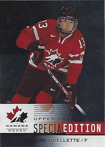 #SE-52 Caroline Ouellette - Canada - 2014 Upper Deck Team Canada Juniors - Special Edition Hockey