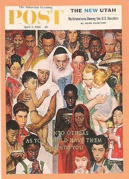 #52 The Golden Rule - 1993 Comic Images Norman Rockwell Saturday Evening Post