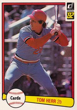 #530 Tom Herr - St. Louis Cardinals - 1982 Donruss Baseball