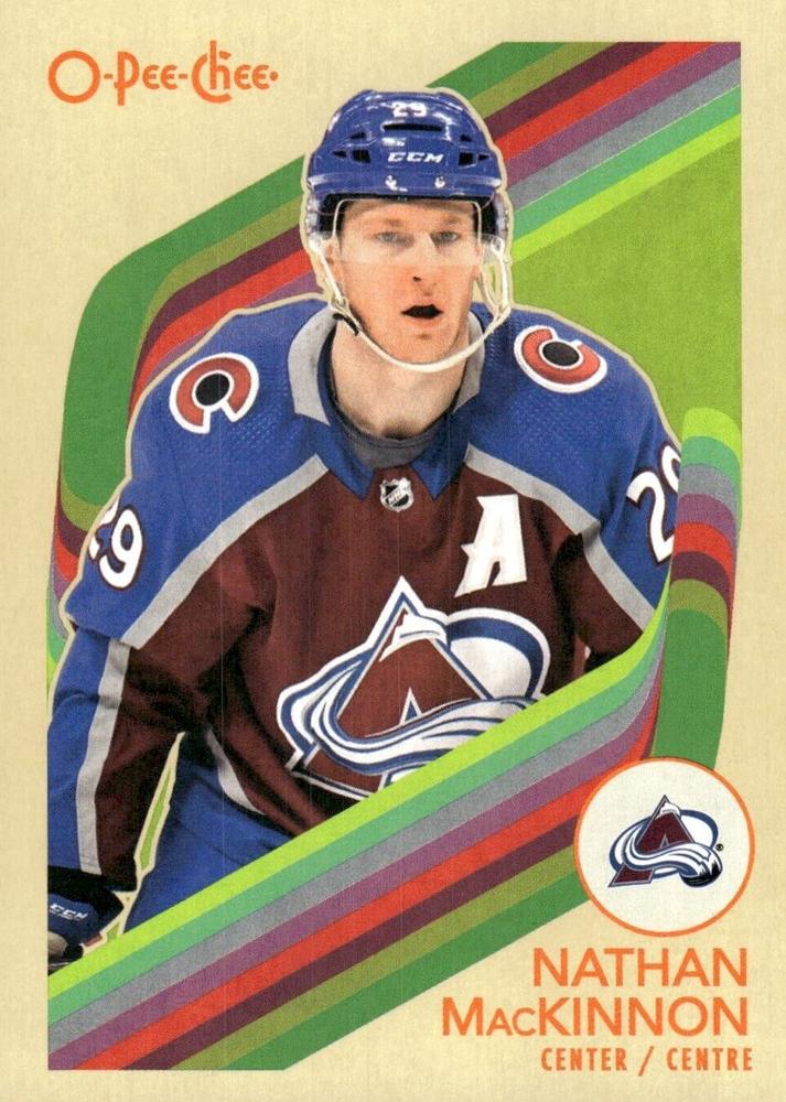 #531 Nathan MacKinnon - Colorado Avalanche - 2023-24 O-Pee-Chee - Retro Hockey