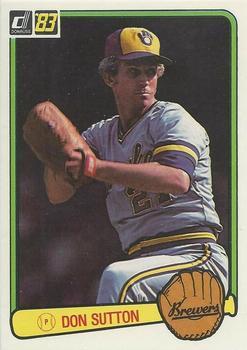 #531b Don Sutton - Milwaukee Brewers - 1983 Donruss Baseball