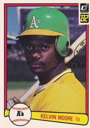 #534 Kelvin Moore - Oakland Athletics - 1982 Donruss Baseball