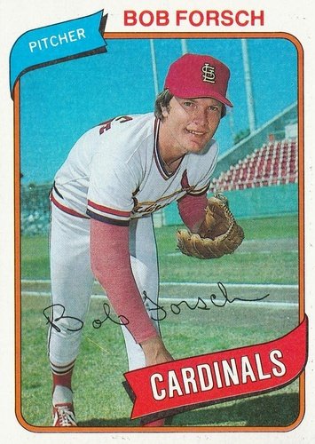 #535 Bob Forsch - St. Louis Cardinals - 1980 Topps Baseball
