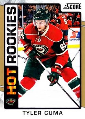 #536 Tyler Cuma - Minnesota Wild - 2012-13 Score - Gold Rush Hockey