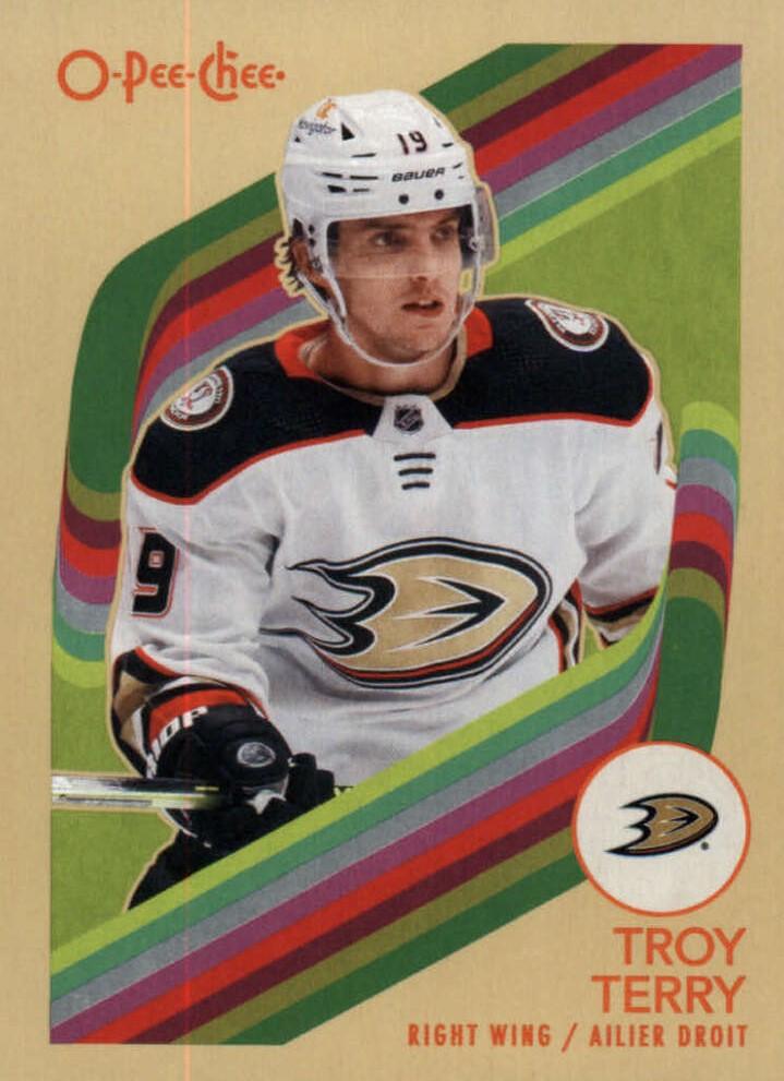 #537 Troy Terry - Anaheim Ducks - 2023-24 O-Pee-Chee - Retro Hockey