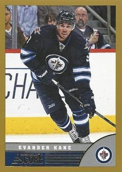 #537 Evander Kane - Winnipeg Jets - 2013-14 Score - Gold Hockey