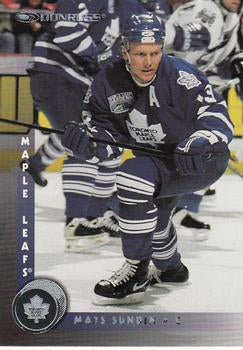 #139 Mats Sundin - Toronto Maple Leafs - 1997-98 Donruss Hockey