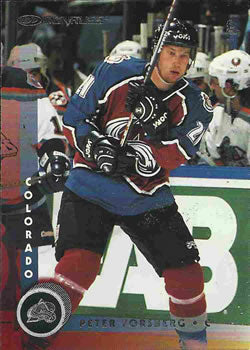 #1 Peter Forsberg - Colorado Avalanche - 1997-98 Donruss Hockey