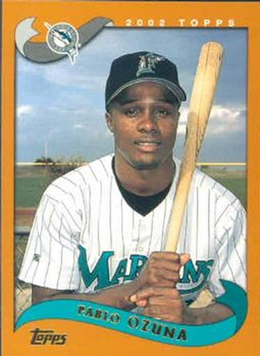 #539 Pablo Ozuna - Florida Marlins - 2002 Topps Baseball