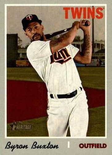 #539 Byron Buxton - Minnesota Twins - 2019 Topps Heritage Baseball