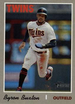 #539b Byron Buxton - Minnesota Twins - 2019 Topps Heritage Baseball