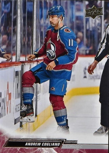 #539b Andrew Cogliano - Colorado Avalanche - 2022-23 Upper Deck Hockey