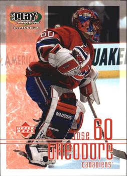 #53 Jose Theodore - Montreal Canadiens - 2001-02 Upper Deck Playmakers Hockey