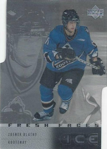 #53 Zdenek Blatny - Kootenay Ice - 2000-01 Upper Deck Ice Hockey