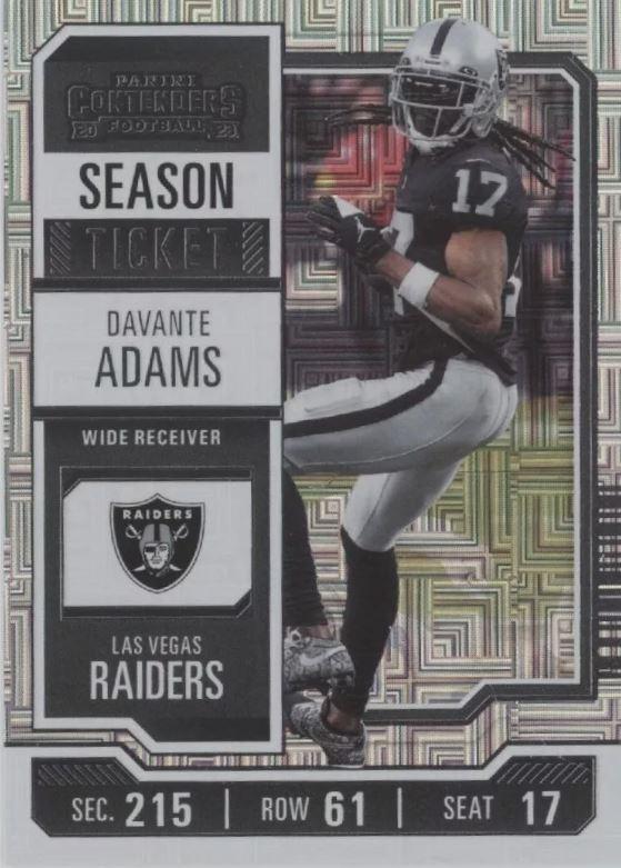 #53 Davante Adams - Las Vegas Raiders - 2023 Panini Contenders Football