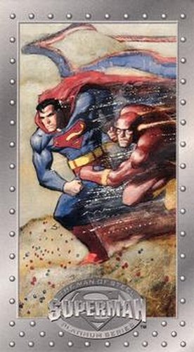 #53 The Fastest Men Alive! - 1994 SkyBox Superman Man of Steel Platinum Series