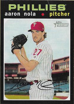 #53 Aaron Nola - Philadelphia Phillies - 2020 Topps Heritage Baseball