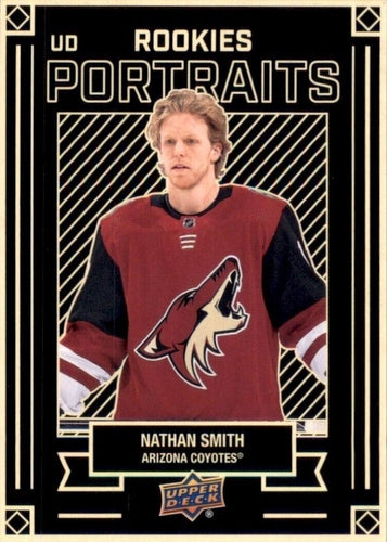 #P-53 Nathan Smith - Arizona Coyotes - 2022-23 Upper Deck - UD Portraits Hockey