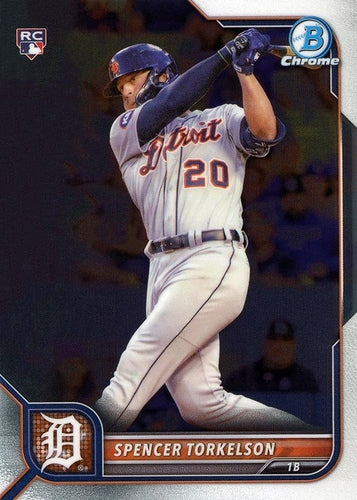 #53 Spencer Torkelson - Detroit Tigers - 2022 Bowman Chrome Baseball