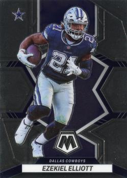 #53 Ezekiel Elliott - Dallas Cowboys - 2022 Panini Mosaic Football