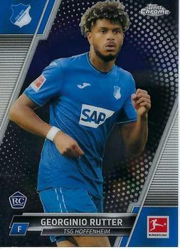 #53 Georginio Rutter - TSG 1899 Hoffenheim - 2021-22 Topps Chrome Bundesliga Soccer