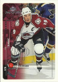 #53 Joe Sakic - Colorado Avalanche - 1998-99 Upper Deck MVP Hockey