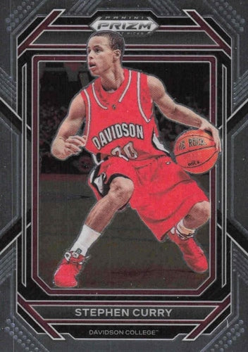 #53 Stephen Curry - Davidson Wildcats - 2023 Panini Prizm Draft Picks Basketball