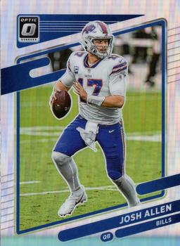 #53 Josh Allen - Buffalo Bills - 2021 Donruss Optic - Holo Football