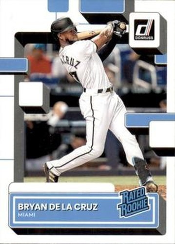 #53 Bryan De La Cruz - Miami Marlins - 2022 Donruss Baseball