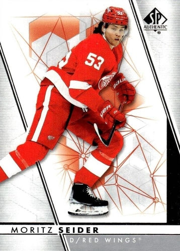 #53 Moritz Seider - Detroit Red Wings - 2022-23 SP Authentic Hockey