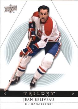 #53 Jean Beliveau - Montreal Canadiens - 2013-14 Upper Deck Trilogy Hockey