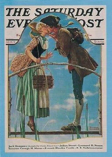 #53 The Milkman - 1993 Comic Images Norman Rockwell Saturday Evening Post