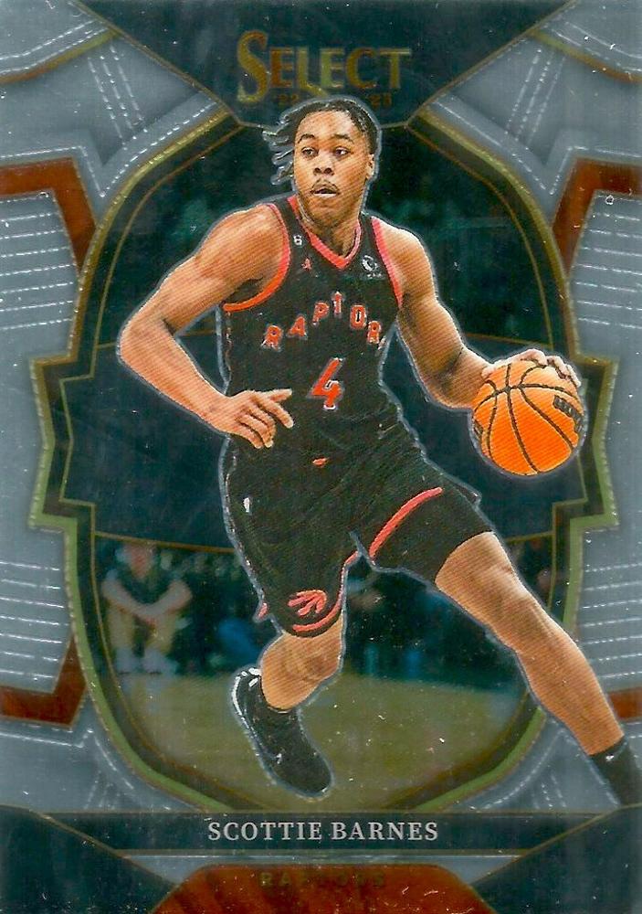#53 Scottie Barnes - Toronto Raptors - 2022-23 Panini Select Basketball